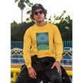 thumbnail image 2 of Groovy 70S Style Ufo Sweatshirt Men -Image by Shutterstock, Male 3X-Large, 2 of 4