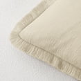 thumbnail image 2 of Sanmadrola Throw Pillow Covers Decorative Linen Fringe Throw Pillow Covers Cozy Boho Farmhouse Cushion Cover with Tassels Soft Accent Pillowcase for Couch Sofa Bed Living Room Home Decor 2 Set 18X18, 2 of 7