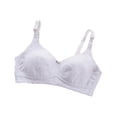 thumbnail image 2 of LYMAYTER ‌Teens Girls Adjustable Strap Bra 9-13 Wirefree Light Support Bra Comfort Thin Everyday Bra M-2XL, 2 of 8