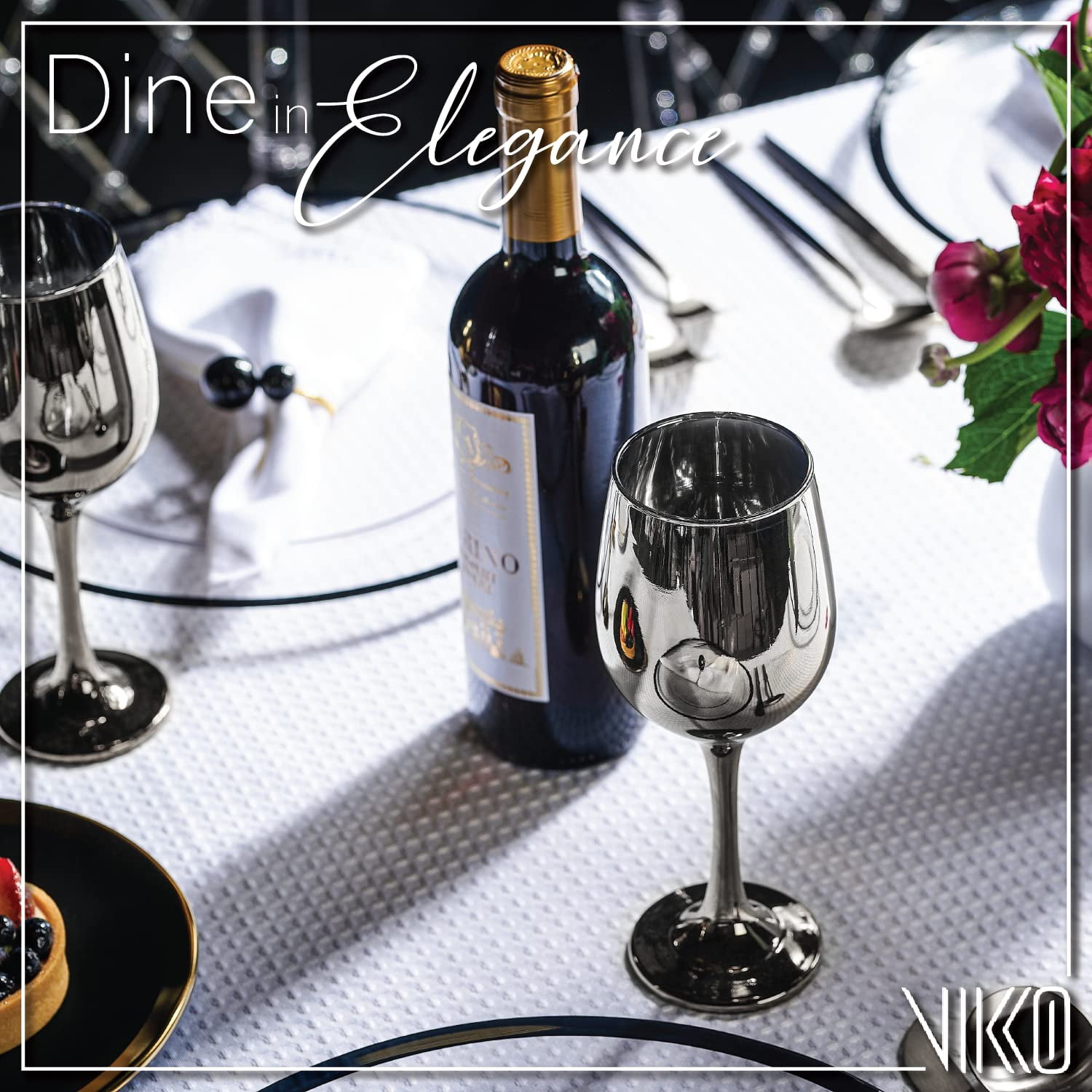 Vikko Stemless Wine Glass, 16 Ounce Wine Glasses Set of 6, White or Red  Wine Glass, Classic and Elegant Wine Glasses 