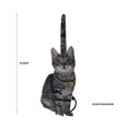 thumbnail image 2 of BLEEUS Cat Paper Holder Paper Roll Holder Metal Paper Roll Holder Home Supplies (Grey Cat), 2 of 9