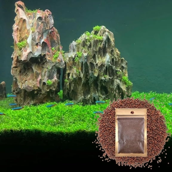 Freshwater Aquarium Dwarf Carpet Plant, Small Leaf Aquatic Ground Cover for Fish Tanks & Terrariums, Natural Plant Material, 1 Pack