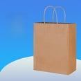 thumbnail image 1 of Bolsa de papel kraft, bolsa de regalo para té con leche horneada, bolsa de regalo para café, embalaje para llevar, bolso de mano, bolsa sensorial, 1 of 6