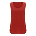 thumbnail image 5 of Levmjia Women's Tank Tops Casual Solid Color Cotton Linen Strappy Summer Sleeveless Blouse Spring Fashion Top Lightweight Comfortable Polyester, 5 of 9