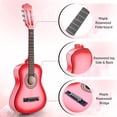 thumbnail image 4 of Kit de Guitarra Acústica Ktaxon 30" de Tilo 6 Cuerdas Rosa, 4 of 7