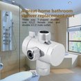 thumbnail image 2 of 3-Way Shower Head Diverter Valve Connector Adapter For Home Bathroom Accessory Replacement, 2 of 8