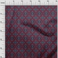 thumbnail image 2 of oneOone Cotton Poplin Fabric Paisley & Floral Ikat Print Fabric By The Yard 42 Inch Wide, 2 of 4