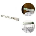thumbnail image 1 of Drying Rack Strong Bearing Capacity Space-saving Punch-free Indoor 8 Hole Window Frame Coat Hanger Household Products, 1 of 8