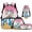 Baseball Ice Cream, variant on Yuyamidu Galaxy Wolf Backpack for Boys Kids Backpack with Lunch Box Water Bottle Carrier Pencil Case 4 in 1 Set 17" Bookbag with Compartments Lightweight School Bag with Front Pocket, Purple