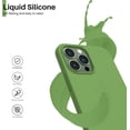 thumbnail image 3 of Compatible with iPhone 13 Pro Max Case 6.7", Slim Liquid Silicone 3 Layers Full Covered Soft Gel Rubber Case, 3 of 5