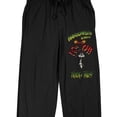 thumbnail image 6 of Looney Tunes Bugs Bunny Halloween Is Hare! Men's Black Sleep Pants-Small, 6 of 7