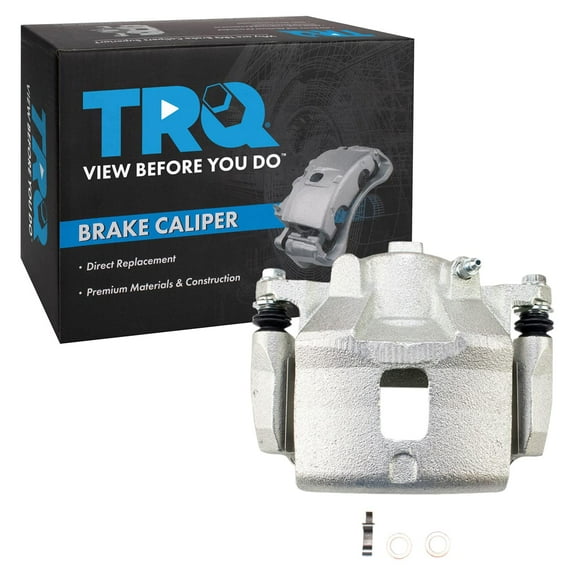 TRQ Front Left Brake Caliper w/Bracket Drivers Side Compatible with 2005-2010 Chevrolet Cobalt 2007-2009 Pontiac G5 2003-2007 Saturn Ion