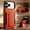 Orange, variant on For iPhone Air Phone Case,With Credit Card Slots,Invisible Foldable Kickstand,Anti-Scratch Shockproof Heavy Duty Drop Protection,Durable Anti-fall Non-slip Rugged Phone Case,Purple