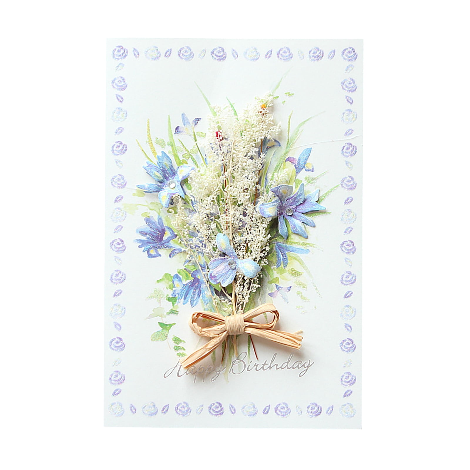 Mikilon Greeting Card Mother S Day Carnation Dried Flower Card Blessing Card For Mother And Mother In Law Gift Thank Notes For Birthday Party Valentines Day Mothers Day Gifts For Mom Walmart Canada