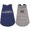 Blue/Grey, variant on Touchdog  Waggin Swag Reversible Insulated Pet Coat- Extra Large - Pink & White