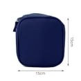 thumbnail image 4 of PiccoCasa Travel Oxford Cloth Toiletry Makeup Cosmetic Bag, Dark Blue, 4 of 8