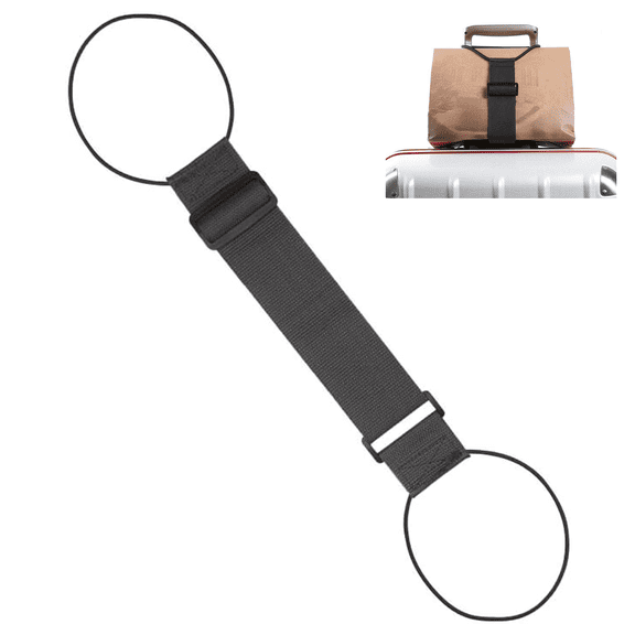 Multi-Use Adjustable Luggage Connector Straps for Suitcases, Rainbow Travel Straps
