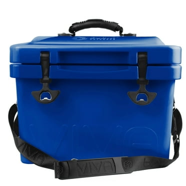 Cubix Outdoors Viva 14 QT On-The-Go Portable Insulated Hard Cooler - Fits 18 Cans - Azure Blue
