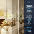 thumbnail image 2 of Luxrite BR20 LED Light Bulbs, 6.5W=45W, 2700K Warm White, Dimmable, 1100 Lumens, E26, 2 of 7