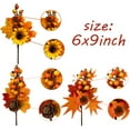 thumbnail image 2 of 6 Pack Fall Stems Artificial Berry Picks Fall Picks with Pine Cone Sunflowers Pumpkin Maple Leaves Branches Decorations for Harvest Autumn Thanksgiving Day Wreaths Indoor Outdoor Home Decor, 2 of 7