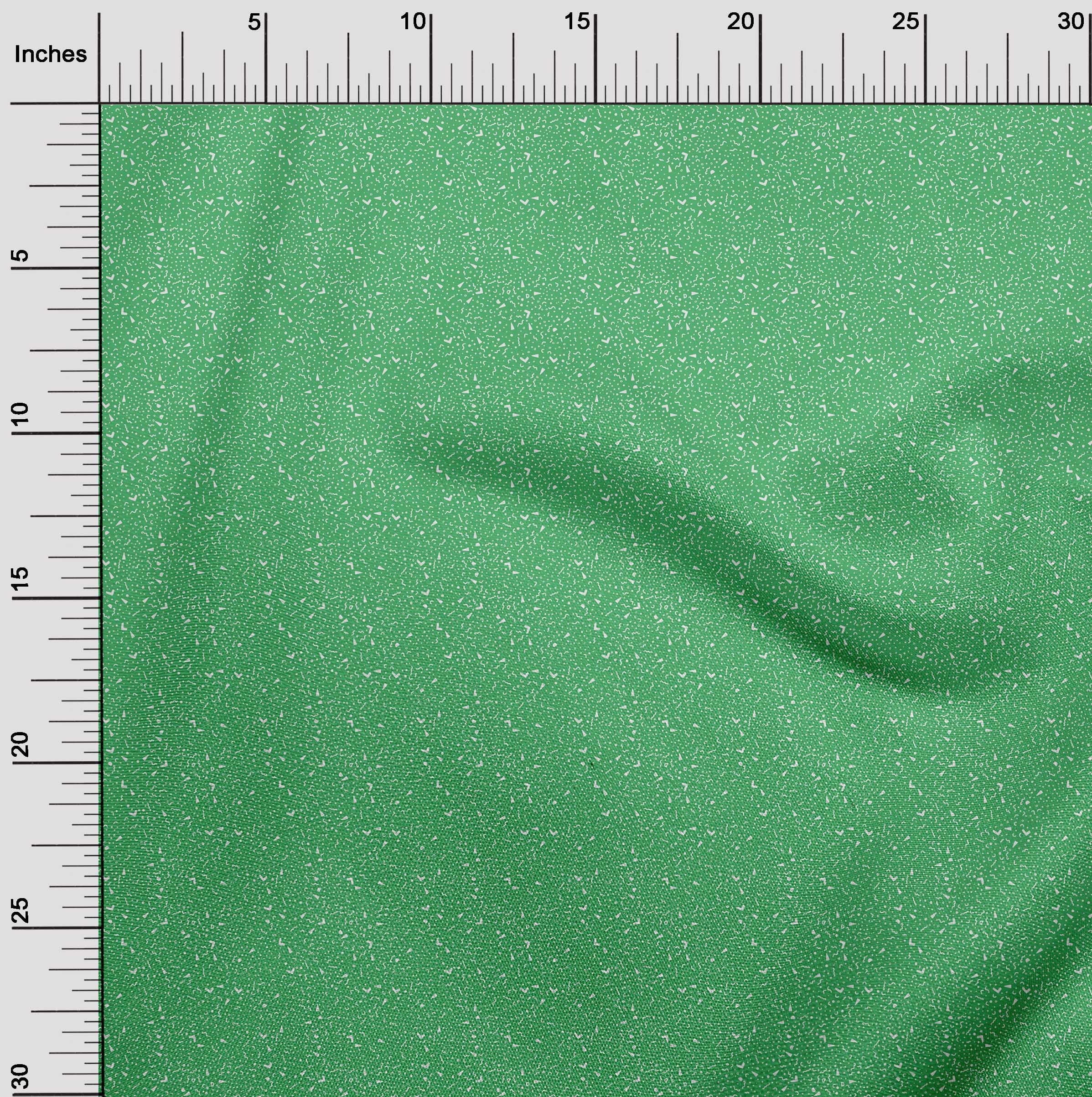 oneOone Polyester Spandex Green Fabric Christmas Craft Projects Decor Fabric Printed By The Yard 56 Inch Wide