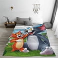 thumbnail image 4 of Tom And Jerry Fleece Blanket Super Soft Cozy Warm Flannel Fleece Throw Blanket For Couch Bed Sofa Throw 50"X40", 4 of 8