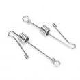 thumbnail image 2 of 2PCS Stainless Steel Parrots Standing Frame Foot Ring Moving AntiOff Opening Leg Buckle(L ), 2 of 8
