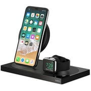 Belkin Boost Wireless Charging Bundle - Non-Retail Packaging - Qi Fast Charger, Includes AC Adapter (Charging Dock - Black)