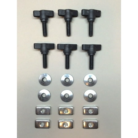 1997 to 2006 Jeep Wrangler TJ Jeep Wrangler Hard Top Thumb Screws/Nuts/Washers