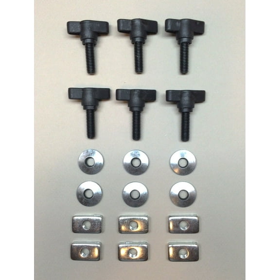 1997 to 2006 Jeep Wrangler TJ Jeep Wrangler Hard Top Thumb Screws/Nuts/Washers