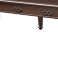 thumbnail image 4 of HomeRoots 59" Espresso Solid Wood Rectangular Coffee Table, 4 of 6