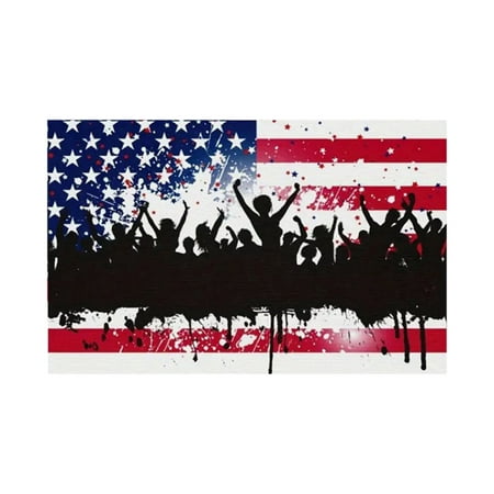 

Twfbrm 4th of July Patriotic Placemats for Dining Table 12x18 Inch Linen Star and Stripes American Flag Place Mats Seasonal Holiday Table Mats Independence Day Table Decorations for Party Kitchen