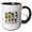 Black/White, variant on 3drose, Wisconsin State. Usa. Local Aspects. Beauty Gift, Classy Art Souvenir, 15oz Mug