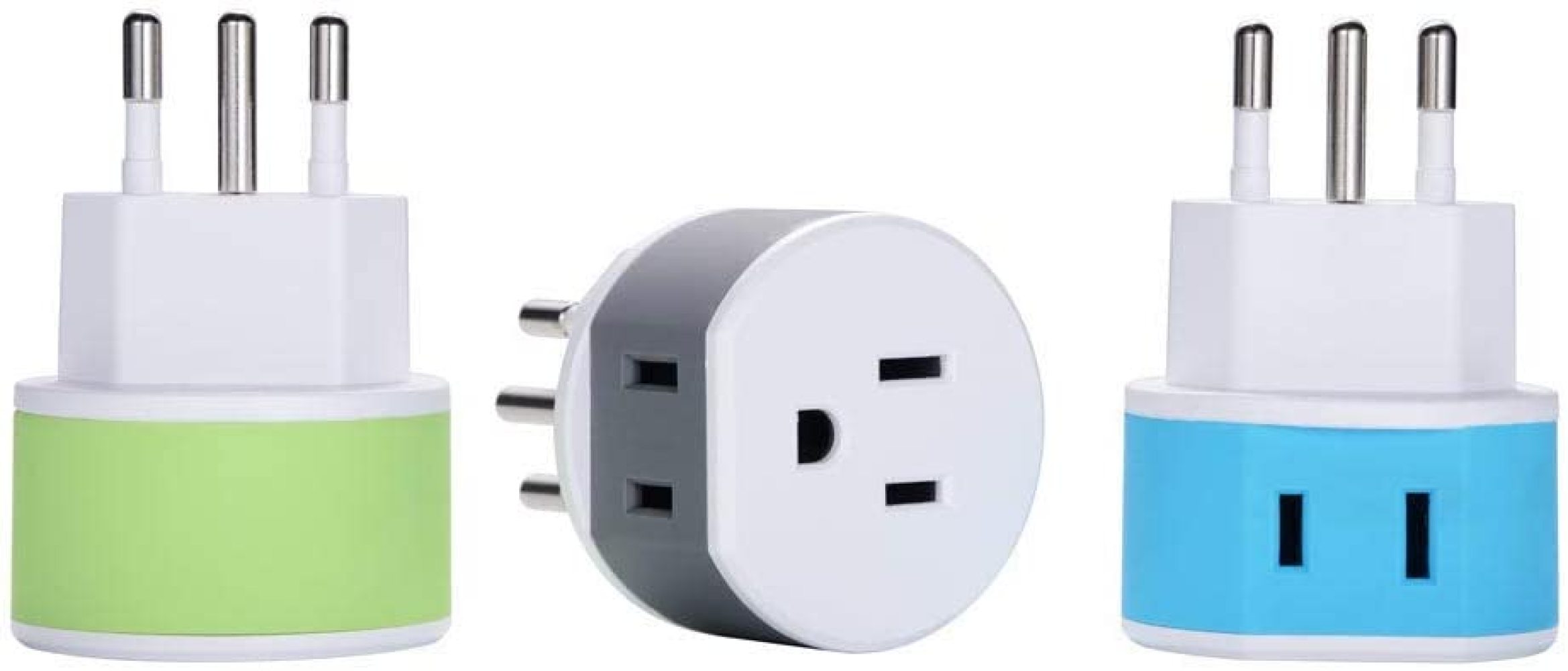 South Africa Botswana Namibia Power Plug Adapter with 2 USA Inputs
