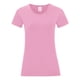 thumbnail image 1 of Fruit Of The Loom - Camiseta Icónica para mujer señora (Polvo Rosa), 1 of 3