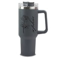 thumbnail image 2 of Personalized 40 Oz Tumbler with Handle and Straw |Custom Insulated Stainless Steel Tumbler 100% Leakproof Personalized Gifts for Women-Gray, 2 of 3