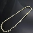 thumbnail image 2 of 3mm Tennis Chain Collar/Round CZ Diamond Cut Choker Necklace,CZ Gemstones In 14K Gold/White Gold Finish/Bling Fancy Dainty Jewelry/Gift Box, 2 of 4