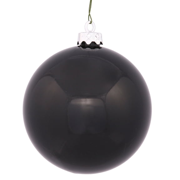 20" Giant Black Shiny Ornament