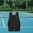 thumbnail image 6 of Tennis Bag Backpack Rucksack with Shoe Compartment for Men Women Players for Pickleball Squash Training, 6 of 9