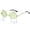 Green, variant on Rimless Punk Tassel Sunglasse Shades Cloud Glasses Outdoor Sun Glasses for Men Women Unisex Fashion Green One Size