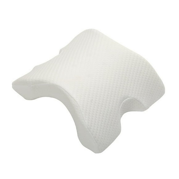 U-Shaped Curved Memory Foam Sleeping Neck Cervical Pillow with Hollow Design