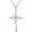 J.Pink-October-Tourmaline, variant on JUSIP 925 Sterling Silver Cross Necklace for Women Men 5A CZ Birthstone Necklaces 14K Gold Plated or Rose Gold Necklace for Easter or Mother's Day