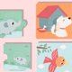 thumbnail image 2 of Ounissouiy Rompecabezas de combinación de animales con mecanismo de corrección de errores Pre-primer en 2 piezas Perfecto para el aprendizaje Juguetes Educativos, 2 of 6