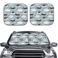 thumbnail image 2 of Fotbe Swan Princess On Lake Juego de 2 Piezas de Parasoles para Parabrisas | Bloqueador Solar para Auto | Accesorios Plegables para Protección Solar Interior-Small, 2 of 6