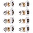 thumbnail image 1 of 8 Pcs, Roulettes Douche 25mm, Roulette Porte Coulissante Douche Roulement pour Porte de Douche, 1 of 5