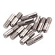 thumbnail image 1 of 12 Uds. De tornillos de poste para pastilla de guitarra con sonido cromado, accesorios para pastilla Afortunado Sencillez, 1 of 5