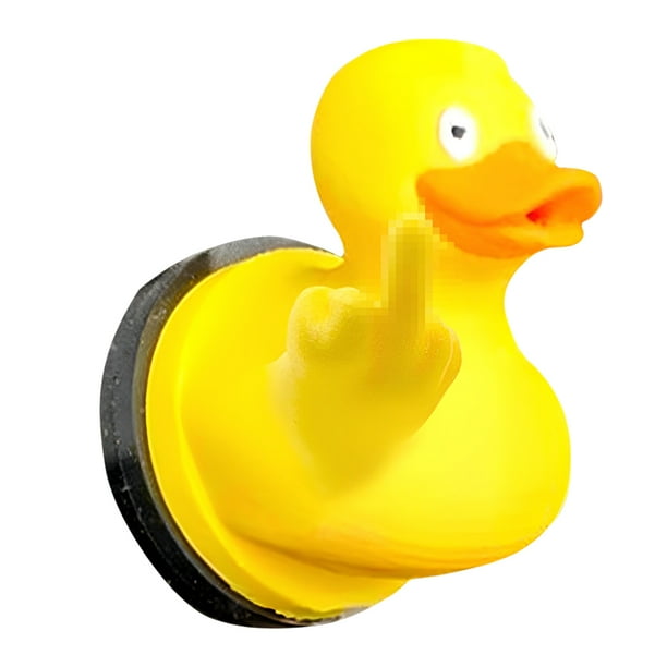 Patos Goma Divertidos Con El Dedo Pato Rociador La Diversión para () Amarillo