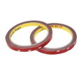 thumbnail image 4 of Tira de labios embellecedora de arco de cejas para rueda de coche de fibra de carbono 4 Uds., 4 of 8