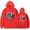 Red-JY13361, variant on Crankdat Hoodie Men's Hip Hop Hoodie Printing Merch Pullover Hooded Sweatshirts