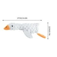 thumbnail image 3 of JoyMoreToys Plush Dog Chew Toy, Multifunctional Goose Toy with Sound, Crinkle Paper, Treat Pocket, Durable Soft Stuffed Animal for Interactive Play, 3 of 5